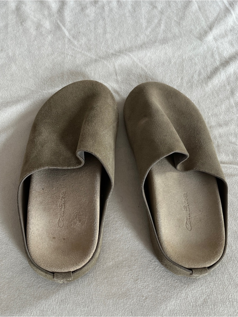 Call Blue The Row Suede Clogs Size 40 US 9 - Picture 4 of 8